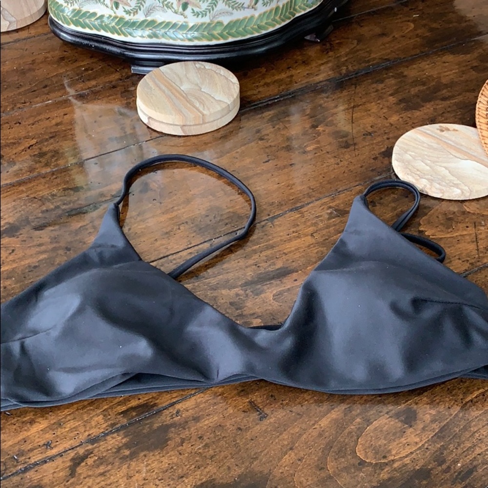 Black swim top from shein